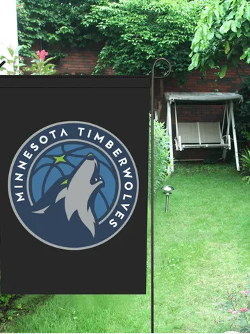 Timberwolves Garden Flag (Two Sides Printing, without Flagpole) $24.97