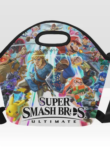Super Smash Bros Neoprene Lunch Bag, Lunch Box $36.00