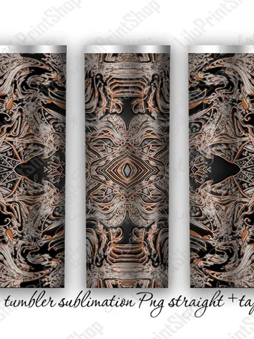 Tooled leather Tumbler sublimation designs, Gothic tumbler sublimation wrap PNG for 20oz skinny straight & tapered tumbler digital $3.39