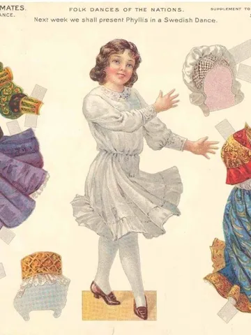 Paper Doll National Russian Dance Digital Download PDF $1.50