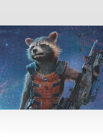 Rocket Raccoon Jigsaw Puzzle Wooden $36.00
