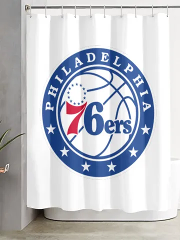 Philadelphia 76ers Shower Curtain $48.00