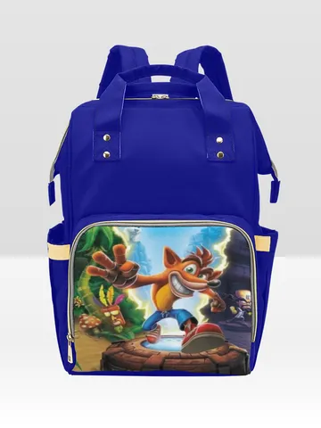 Crash Bandicoot Diaper Bag Backpack $59.97