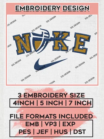 Nike California Baptist Lancers Machine Embroidery Design, NCAA California Baptist Lancers Embroidery Design files, NCAA Embroidery Designs, NCAA Machine Embroidery Designs, Digital Download $6.99