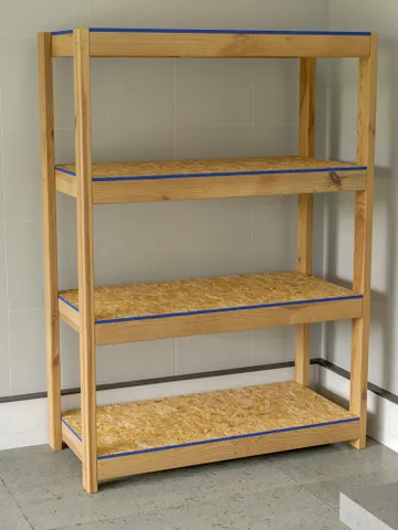 DIY 2x4 Garage Shelves Plans, PDF $7.95