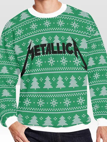 Metallica Ugly Christmas Sweater, Christmas Sweatshirt $60.00