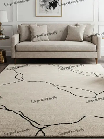 8x10 Line Rug | Handmade, Area rug for living room, home decor–Available in Multiple Size, 4x6,5x7,6x9,8x10,9x12,10x14, bedroom rug, kid rug $233.80