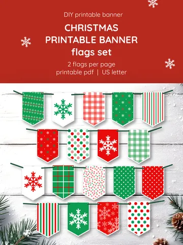 Printable Christmas Banner for Families & Classrooms.
Holiday Craft Activity. Printable Christmas Garland. DIY Christmas Banner for Kids and Teachers. Christmas classroom craft. Holiday party decor.