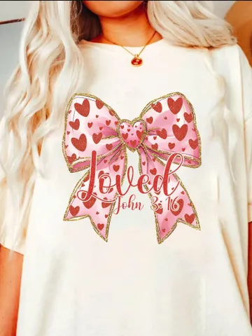 Christian Valentines Png, Loved John 3:16 Png, Retro Valentine Png, Valentines Day Png, Bible Verse Png, XOXO Png, Checkered Varsity Png $4.18