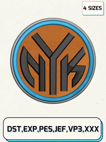 New York Knicks Logos Embroidery Design Files,NBA Logos Embroidery Designs,Machine Embroidery Files,4 Sizes $4.99