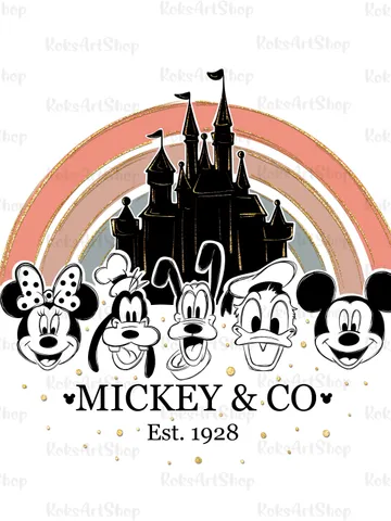 Retro Mouse & Company PNG, Family Vacation png, Family Trip Png, Vacay Mode Png, Magic Kingdom Png, Mickeyy Png, Mouse Png, Digital File $1.00