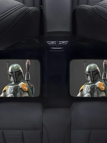Boba Fett Back Car Floor Mats Set of 2 $54.00
