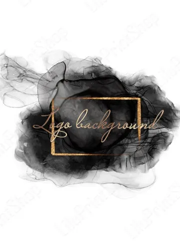 Black and gold Logo Background Png, Black & gold logo design Black ink logo Watercolor splash alcohol ink, Black logo png Watercolor clipart $2.85