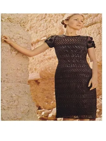 Dress crochet pattern, summer crochet dress, women crochet dress pdf $6.68