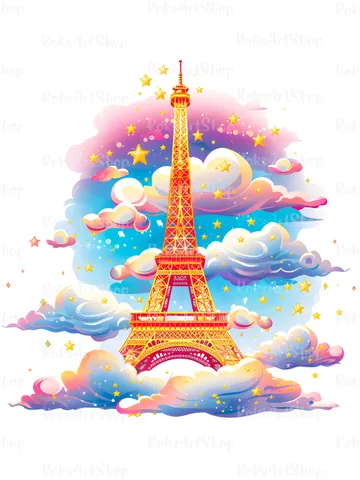 Eiffel Tower png, Eiffel Tower clip art, Eiffel Tower illustration, Fashion art, Fashion Clipart, Fashion print, Paris clip art, Paris png $1.50