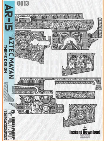 AR-15 Aztec Mayan Work