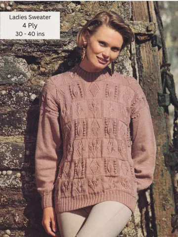 Sweater knitting pattern women jumper pullover long cardigan textured cardigan pattern pdf instant download $6.68
