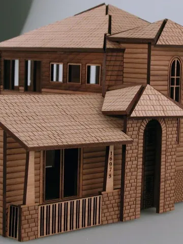 Digital Template Cnc Router Files Cnc Dollhouse Files for Wood Laser Cut Pattern $7.50