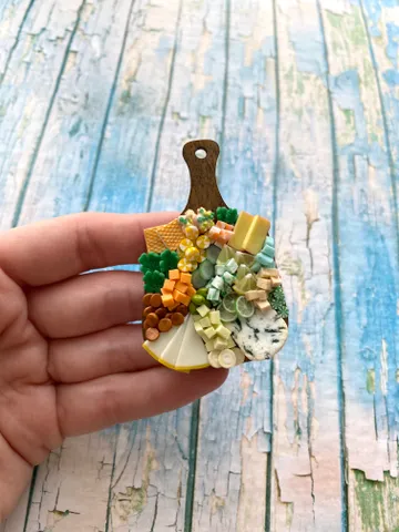 Magnet Miniature St Patrick Day Board with Polymer clay Souvenir $18.00