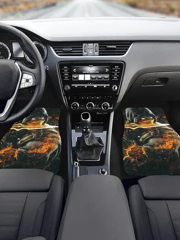 Scorpion Mortal Kombat Front Car Floor Mats Set of 2 $69.97