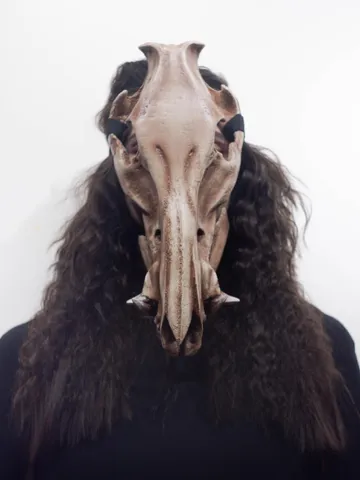 Boar Skull Mask | animal skull mask | Viking skull Mask | resin skull mask | cosplay face mask | halloween scary mask | creepy mask $376.51