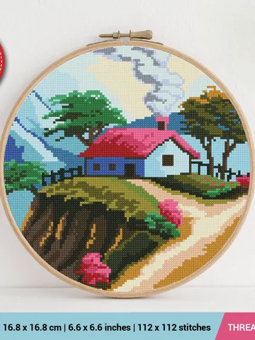 Nature Cross stitch pattern | Embroidery Pattern | Instant Download | Embroidery Designs $6.80