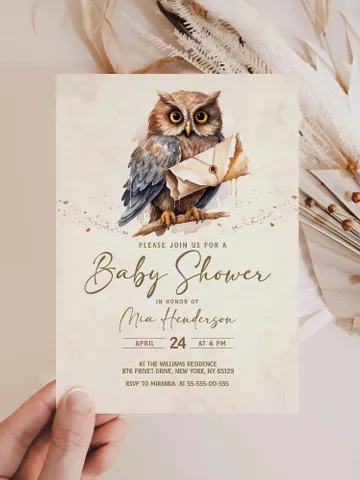 DIY Wizarding World Baby Shower iNVITATION; Magic School Baby Shower Template; School of Wizard Baby Shower invitation template; wh1 $11.62