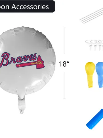 Atlanta Braves Foil Balloon $24.00