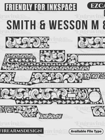 SMITH And WESSON M&P 40 svg,lasercut,laserengraving,engravingart $49.99