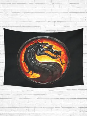 Mortal Kombat Wall Tapestry, Cotton Linen Wall Hanging $48.00