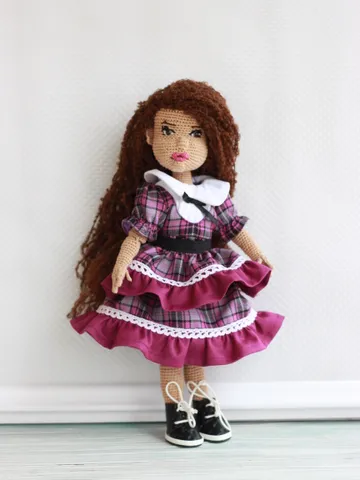 Handmade cotton doll in clothes, Waldorf doll, Eco friendly dolls, Organic doll $80.00