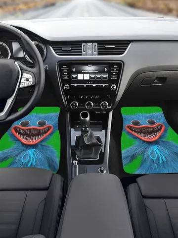 Huggy Wuggy Front Car Floor Mats Set of 2 $69.97