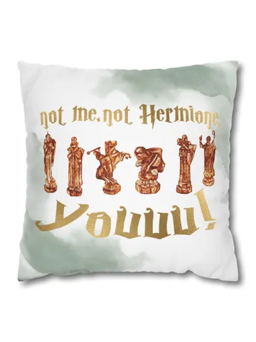 Wizarding World Square Pillowcase, Magical Pillow Cover, Magic School Decor Bedroom, Gift for Wizards, Spun Polyester Cushion Case $36.30