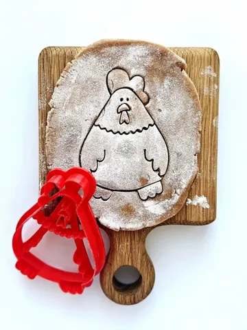 Bunny for Easter cookie cutter Custom stamp for cake topper gingerbread decor cutters sugar cookies polimer clay $18.00