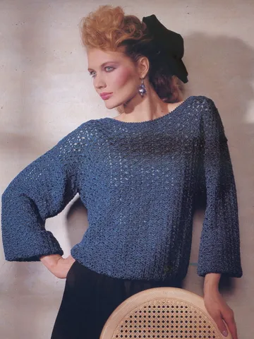 Vintage Crochet Pattern 242 Yucatan Pullover Women $2.50