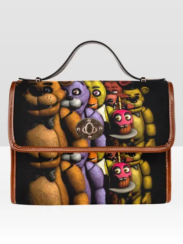 FNAF Five Nights At Freddy's Canvas Purse, Crossbody Bag $48.00