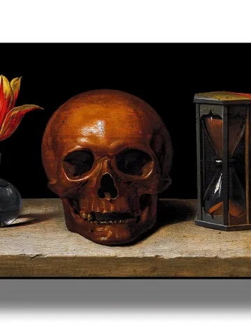 Vanitas painting. Life, death, time. $21.00