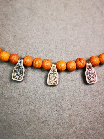 Gandhanra Handmade Buddhist Mala Counter Clip,Bum Counter Clip for Prayer Beads,Shri Devi,Drashi Lhamo,Zashi Lhamo Shape,Mala Accessories $15.99