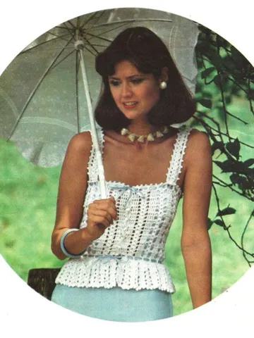 Camisole crochet pattern, top easy crochet, summer top Camisole women ladies pdf $6.68