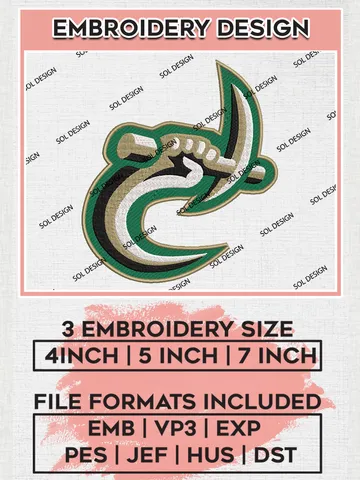 Charlotte 49ers Embroidery Designs, NCAA Logo Embroidery Files, NCAA Charlotte 49ers Logo, NCAA Embroidery Designs, Machine Embroidery Designs, Digital Download $6.99