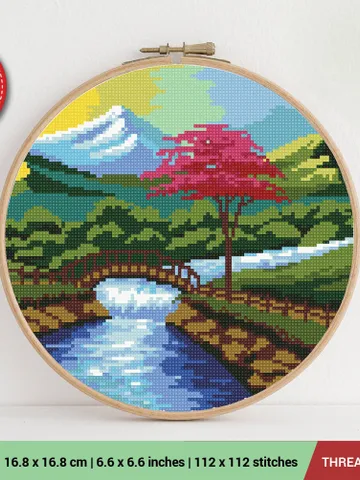 Nature Cross stitch pattern | Embroidery Pattern | Instant Download | Embroidery Designs $6.80