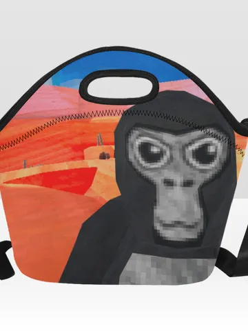 Gorilla Tag Monkey Neoprene Lunch Bag, Lunch Box $36.00