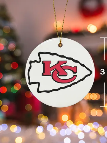 Kansas Christmas Ceramic Ornament $30.00