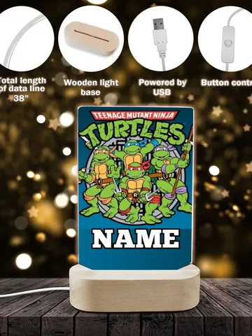 Ninja Turtles Light, Custom NAME $42.00
