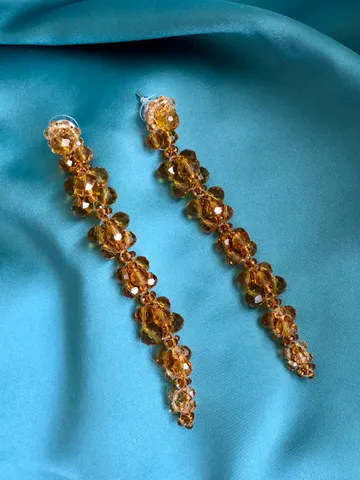 Cluster Drip Beaded Earrings $125.00