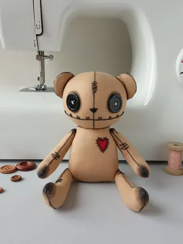 Handmade Bear Doll – Beige $63.00