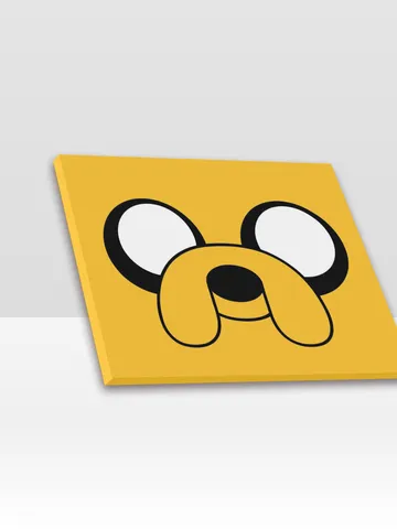 Jake the dog Frame Canvas Print $24.00