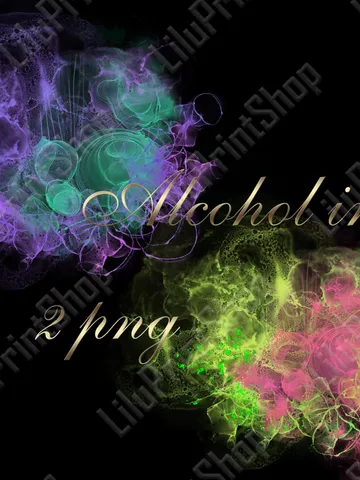 Neon background png Alcohol ink bundle PNG Halloween Vibrant Brush Stroke clipart Watercolor Splatter sublimation designs instant download $2.71