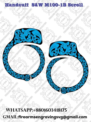 Handcuff  S&W M100-1B Scroll $13.00