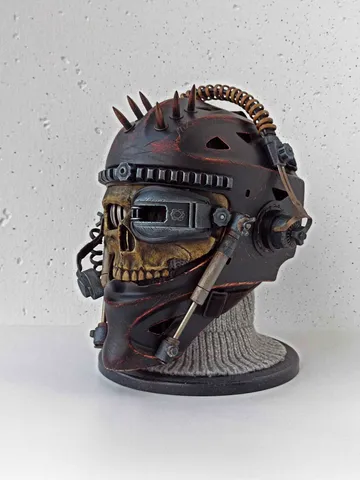 Post-apocalyptic hockey mask